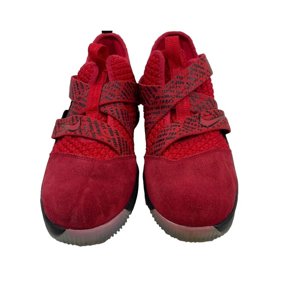 KIDS NIKE LEBRON‎ SOLDIER 12 University Red/Black AA1353-660 size 2y - Picture 2 of 13
